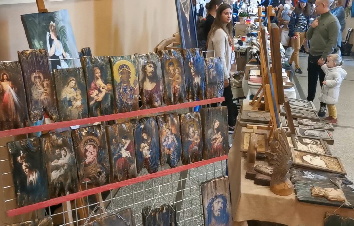 Obrazy na deskach ze stodoły - Eugeniusz Banaszak